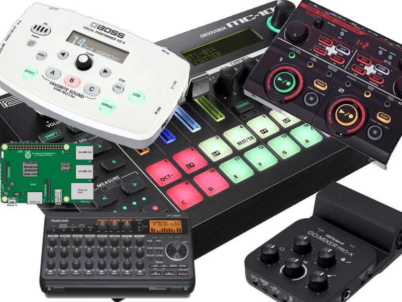 Vocals and the Roland&nbsp;MC-101